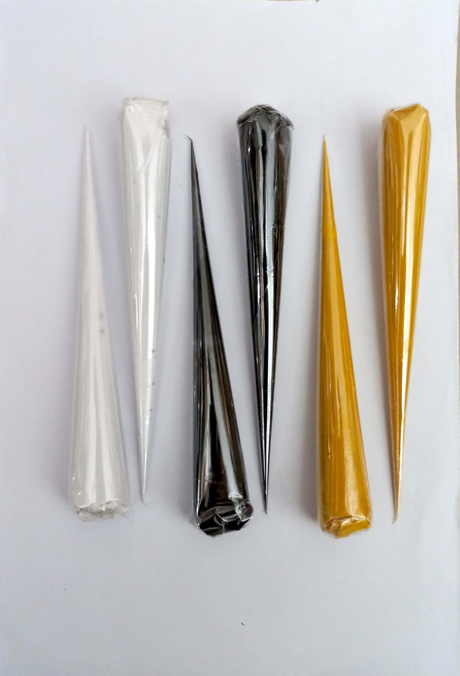 Golden Ceramic Cones for Lippan Art - DIY Crafting -10