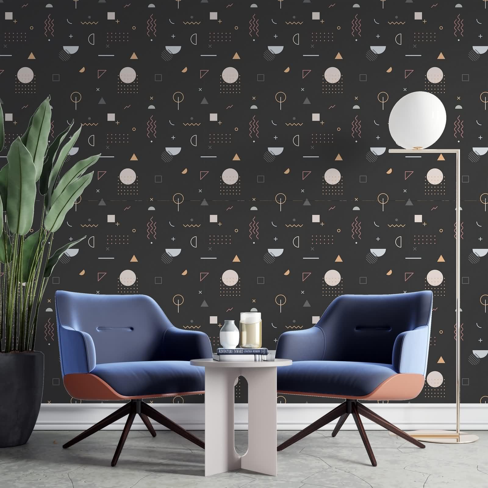 Enduit Meuble Geometrique Elegant 45x1200cm