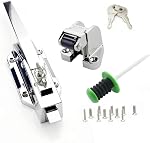 Walk in Cooler Door Handle,Freezer Door Handle, Freezer Door latches, Suitable for Freezer Door Locks, Oven Locks, Laboratory Door Locks, or Other Equipment (Base Height 3.5inch)