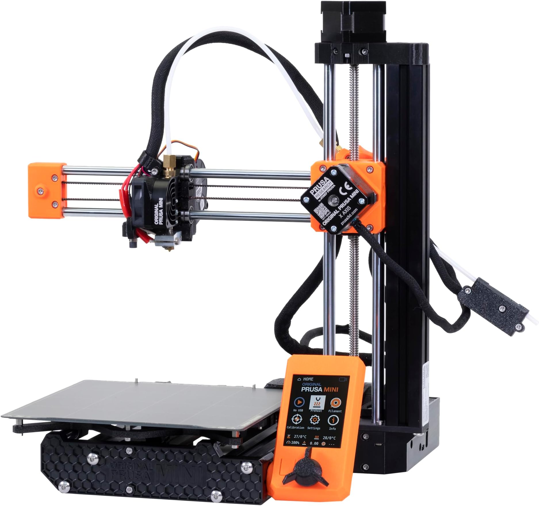 Original Prusa Mini+ Preassembled 3D Printer | Easy to Assemble | Filament Sensor Included | Removable Print Sheets | Filament Sample Included | Print Volume 18×18×18cm