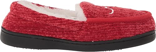 Miniatura 7 de FOCO Women's NCAA College Team Logo Chunky Knit Moccasin Slippers