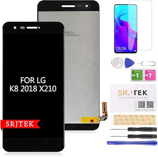 Amazon Com Srjtek For Lg Rebel 4 Lte Lcd Screen Replacement For Lg Rebel 4 Lte L212 L212vl Lm L211bl Lm L212bl Lg K8 2018 Lg Aristo 2 Touch Screen Digitizer Glass Assembly Kits Black No Frame