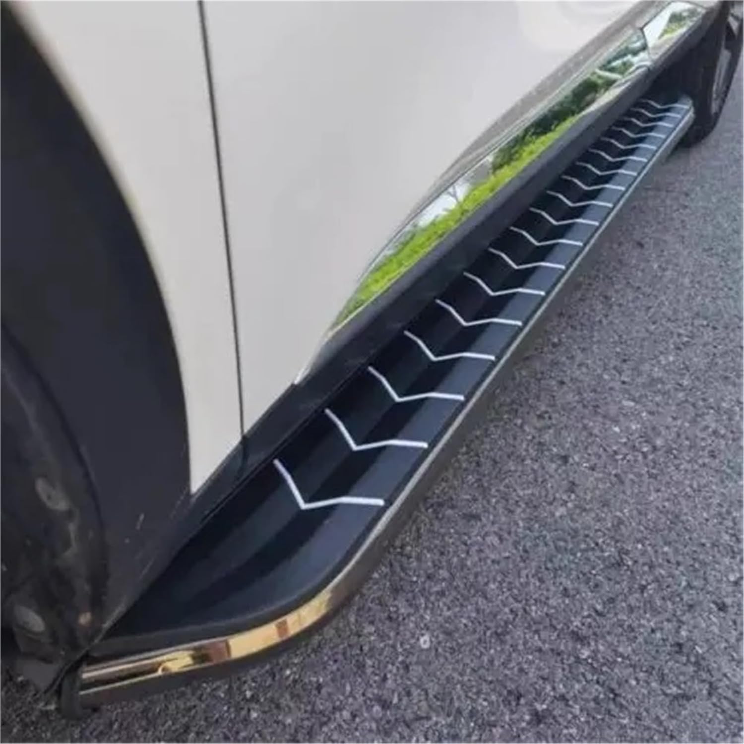 2Pcs Side Step Pedal Running Board Bar Compatible for Hyundai Santa Fe XL 2013-2019