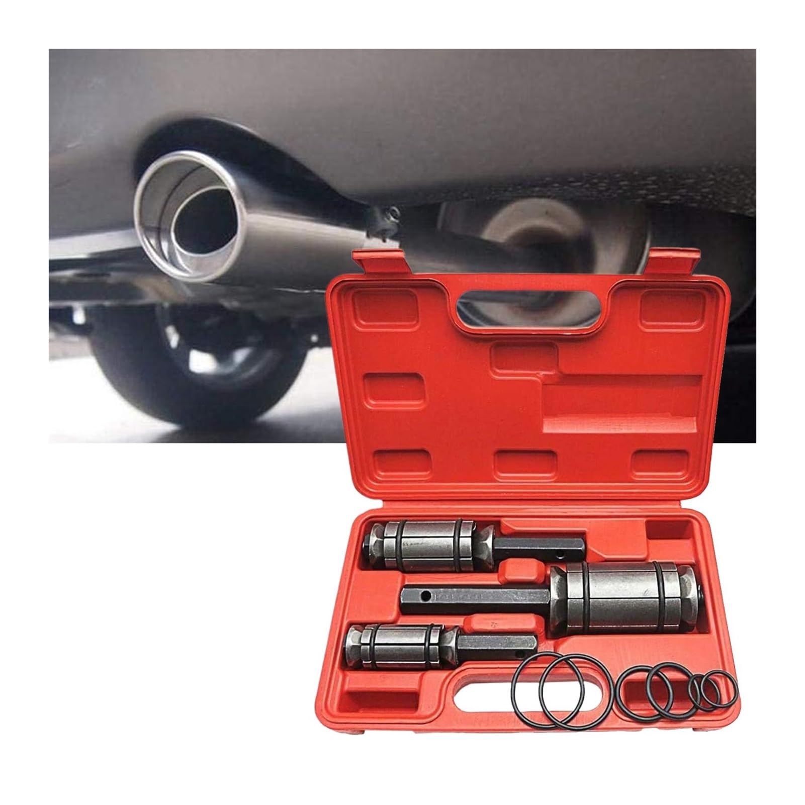 Kit de expansión de Tubos, Herramienta Expansora De Tubo Escape 1-1/8 A 3-1/2 Pulgadas, Kit Herramientas Automotrices, Expansor For Camiones con HVAC