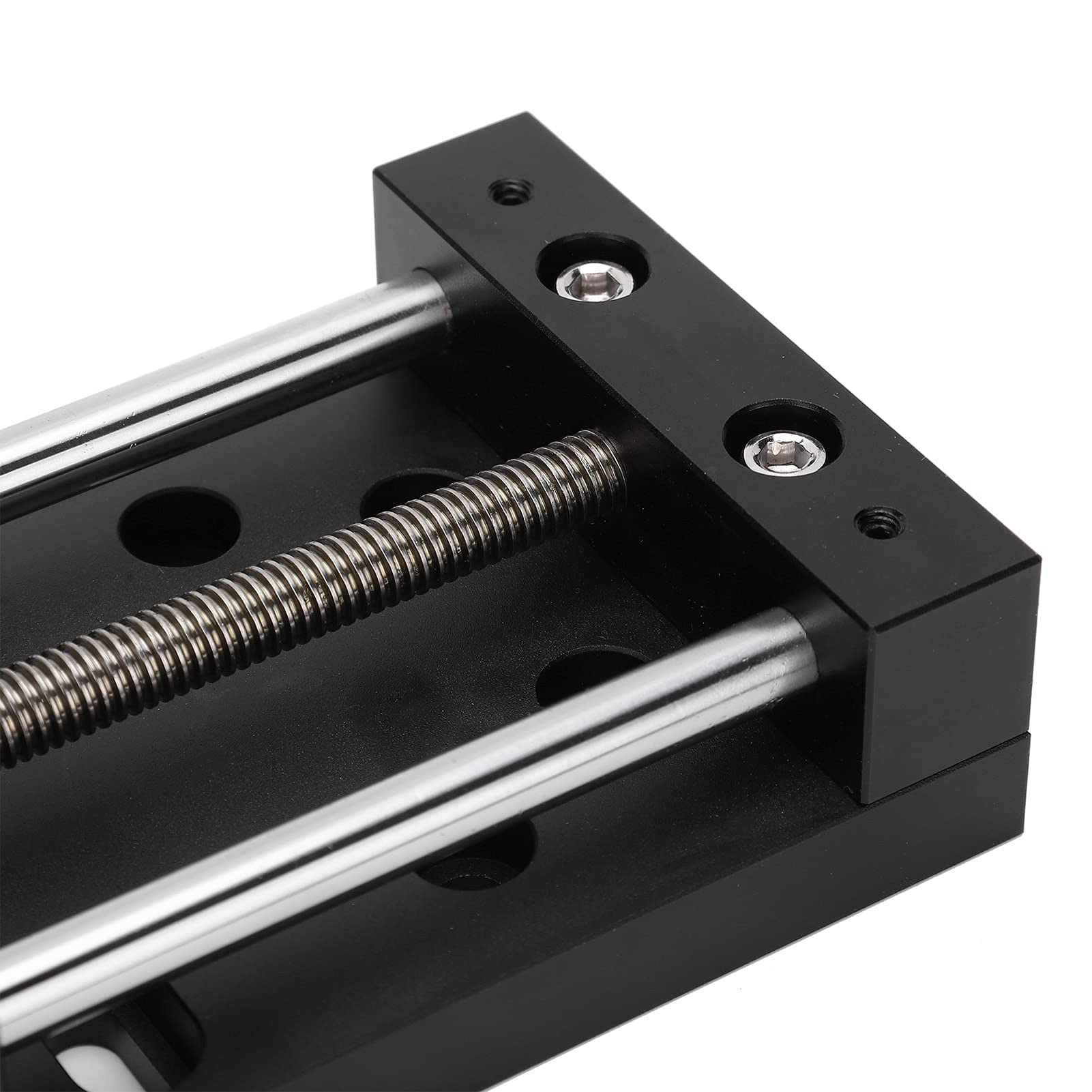Marhynchus X-Schiebetisch, Manueller Schiebetisch aus Aluminiumlegierung, Feinabstimmungsgetriebeplattform mit 60 X 80 Mm Tisch, ±50 Mm Verfahrweg, 20 Kgf Last für Optische Geräte und Messgeräte