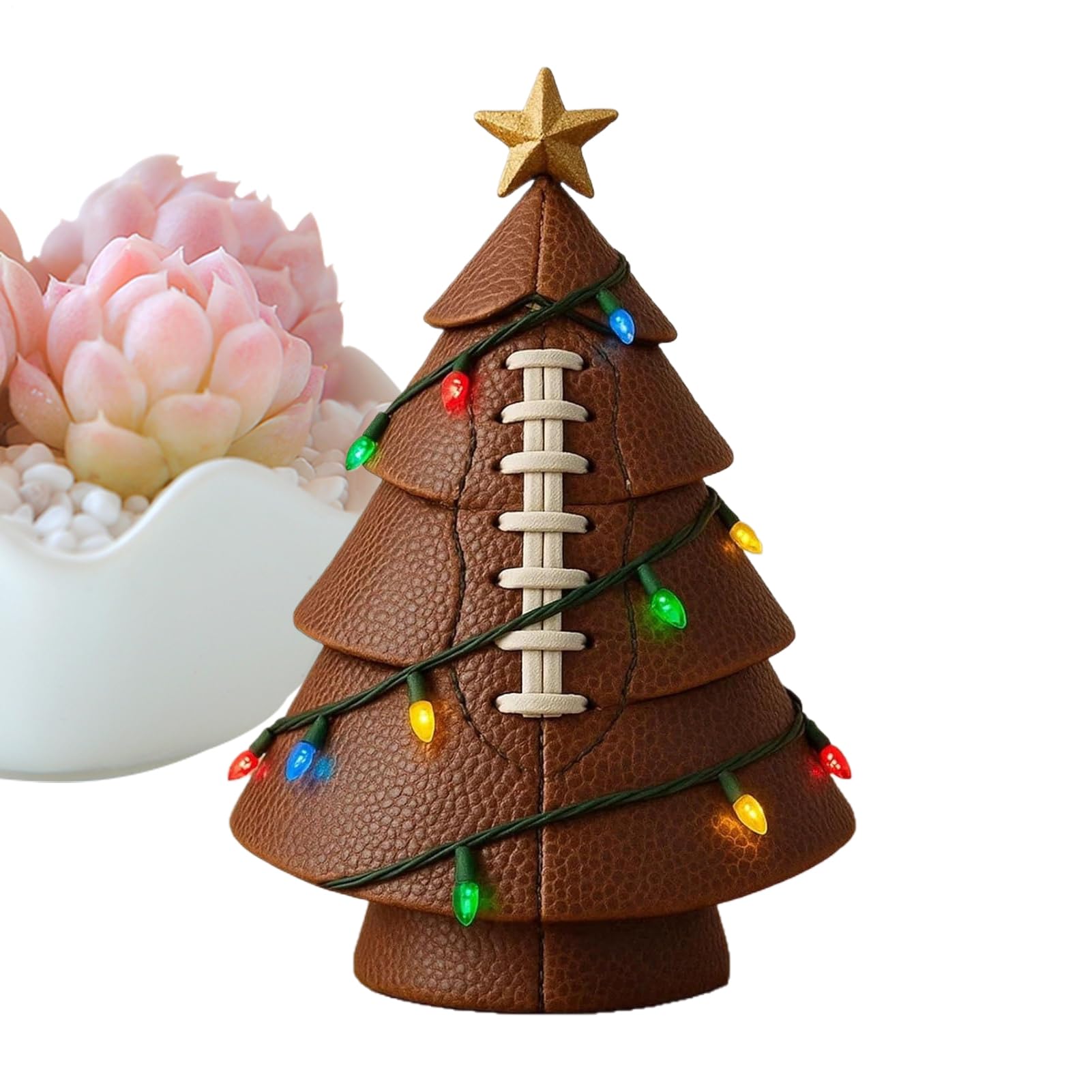 Sapin de Noël de bureau lumineux pour remplacer les décorations encombrantes