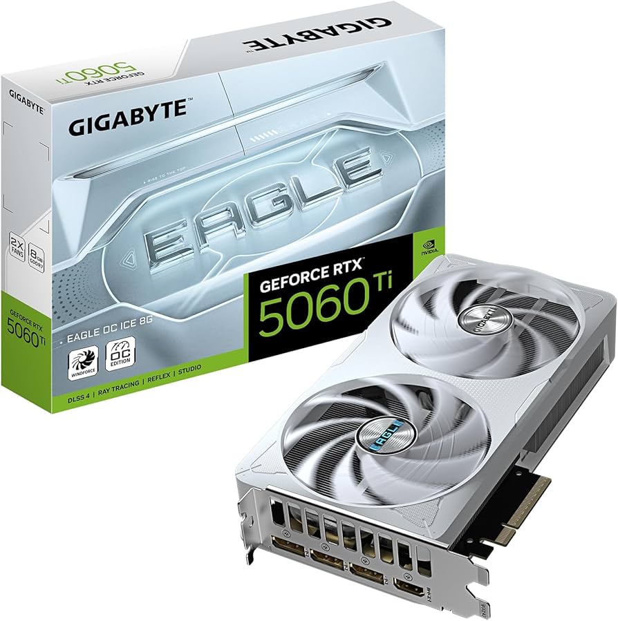 Amazon.com: Gigabyte GeForce RTX 5060 Ti Eagle OC ICE 8G Graphics