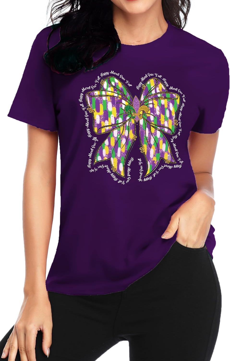 Happy 100 Days of School Shirt-Women Cute Flower Teacher Short Sleeve School Days Party Tops Tee - Image 2