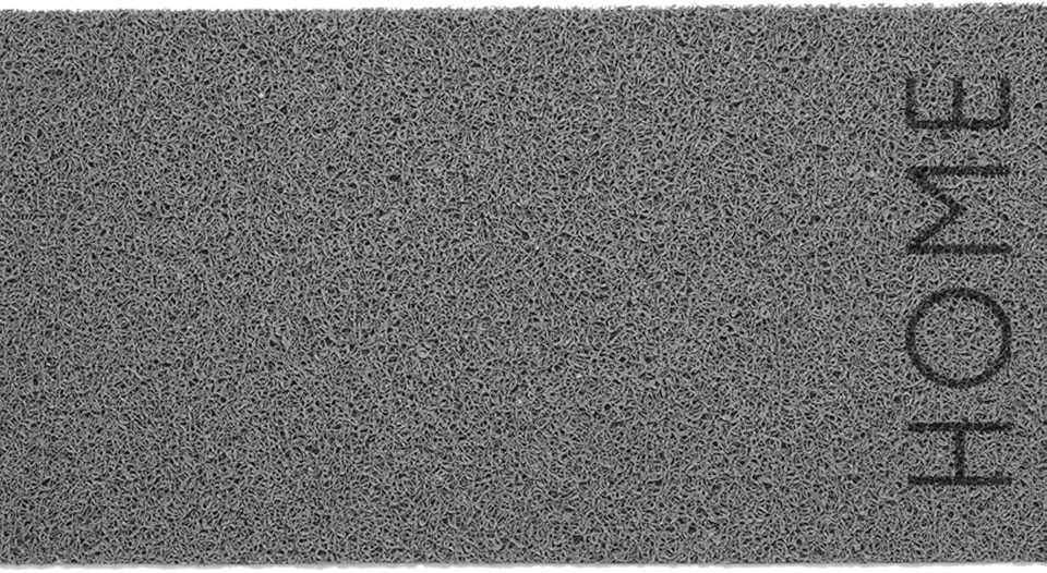 Capacho Vinil Terral Home Cinza 40cm x 75cm