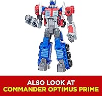 Vista 9 de Transformers juguetes figura de acción heroica de Bumblebee - Figura atemporal de gran escala, se transforma en coche de juguete amarillo, 11