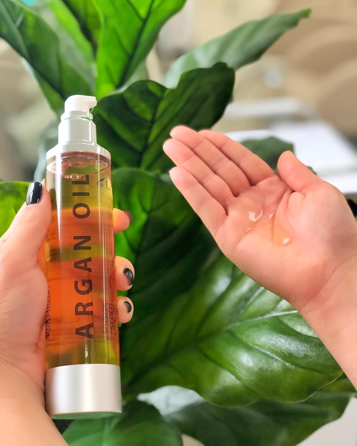 UNNIQUE Pure Argan Oil for Hair - Hair Serum for Frizz Control, Instant Shine & Softness Argan Oil of Morocco for All Hair Types 4.05 FL OZ