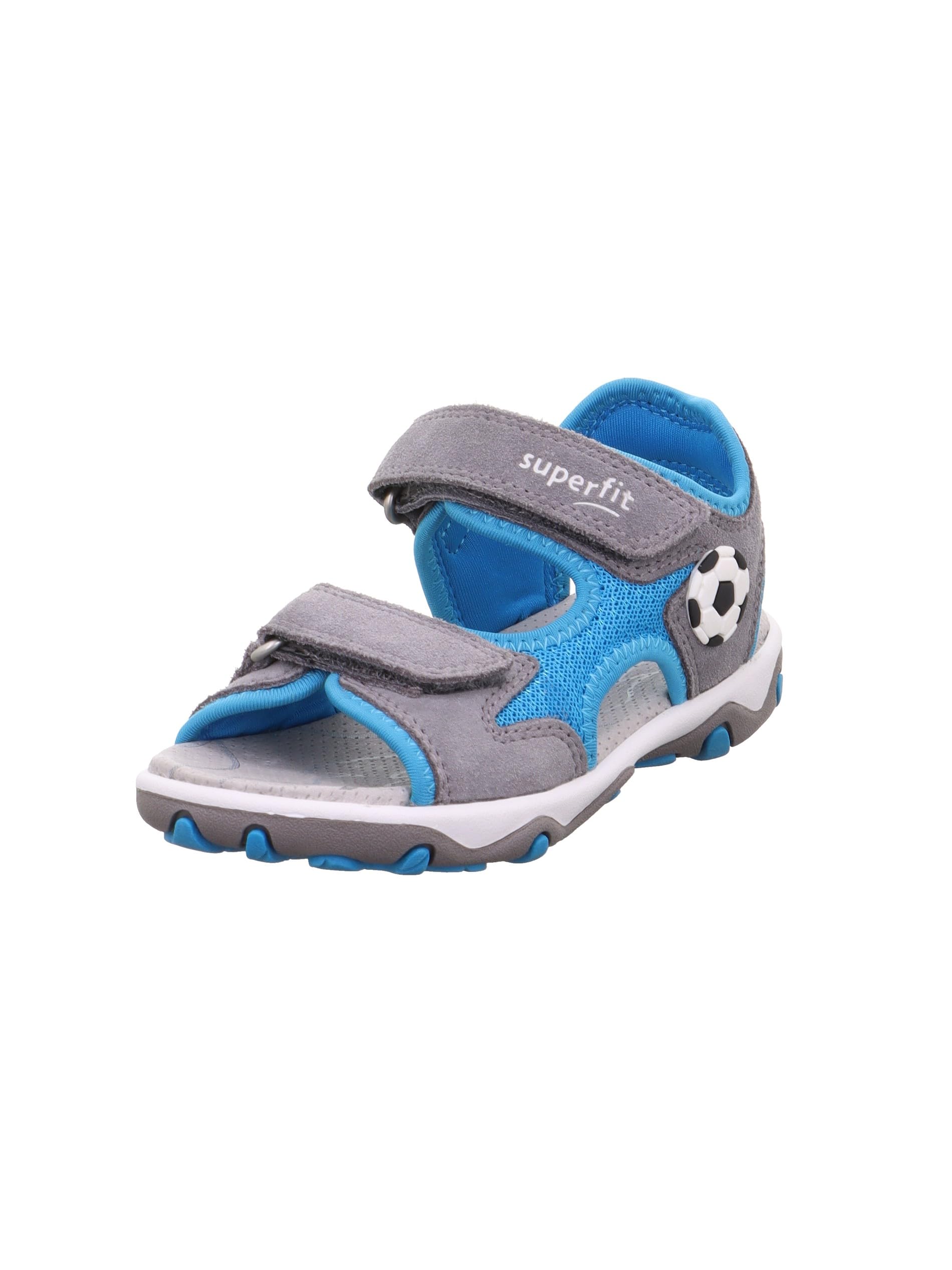 Superfit Mike 3.0 Sandal, Light Grey Turquoise 2510, 2 UK