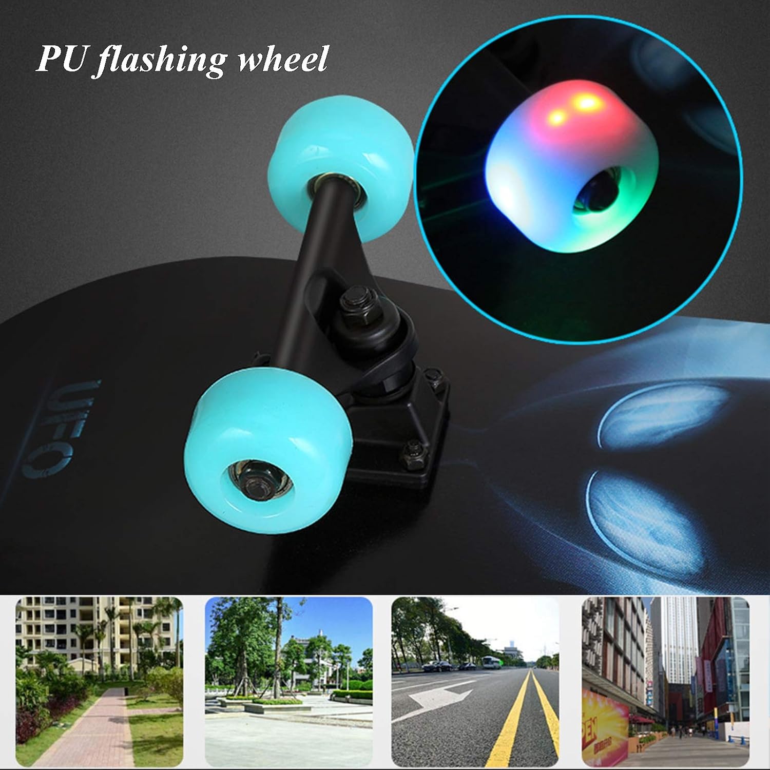 スケートボード十代の若者たちのためのスケートボード子供のための標準的なスケートボード男子女子青年初心者スターター-完全なスケートボー