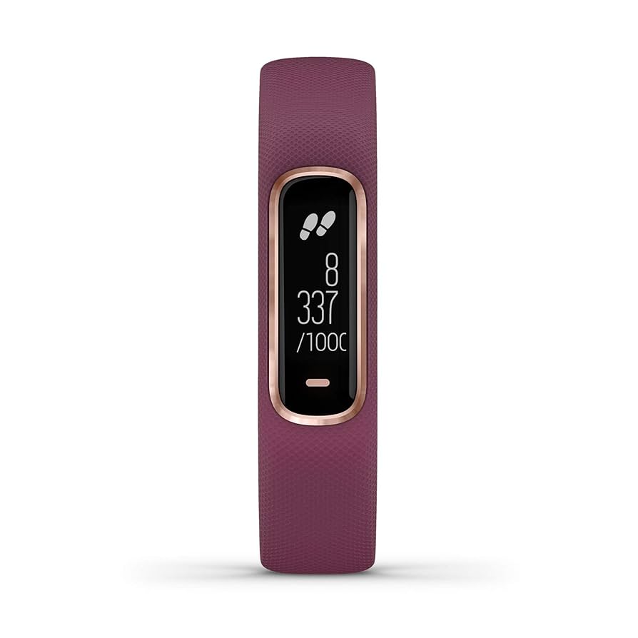 トレーニング用品 GARMIN - GARMIN vivosmart4 GLAY Rose gold Garmin Vivosmart 4 Fitness Activity Tracker Merlot/Rose Gold