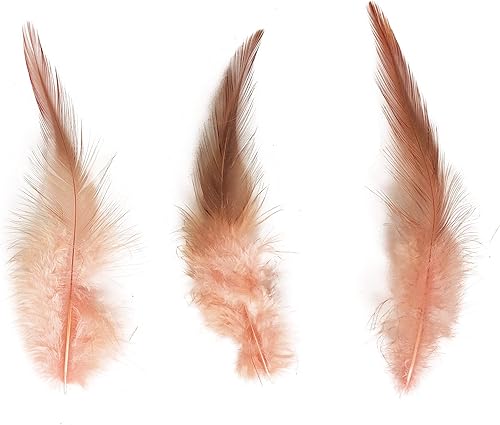 Miniatura 4 de Happy Feather 200 piezas de plumas de gallo para manualidades, plumas de faisán naturales de 5 a 7 pulgadas, aretes colgantes de bricolaje con