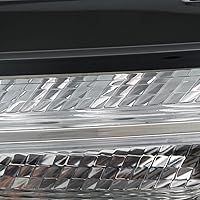 Vista 3 de AKKON - Compatible con Jeep Cherokee LED DRL 2014-2018 [barra de luz] luces cromadas de estacionamiento para parachoques intermitente izquierdo +