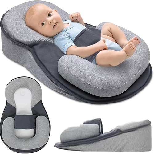 Rest Nest Baby Bed Acid Reflux with Strap, 2025 New Keesley Restnest Baby Bed