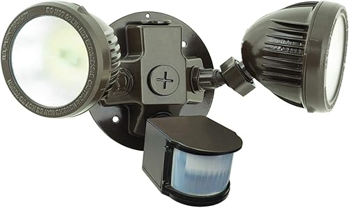 Miniatura 1 de Hubbell Industrial ML-2L3K-1-DB Kit de sensor de movimiento de cabeza doble, bronce oscuro