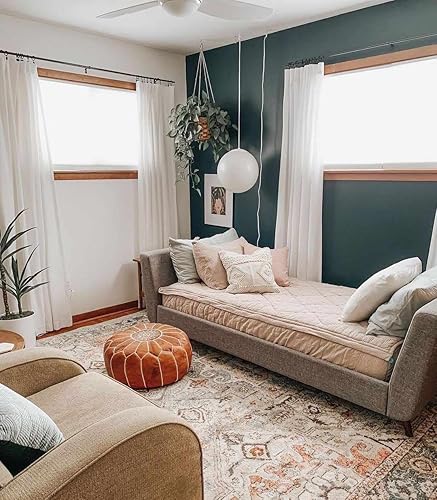 Miniatura 3 de Hauteloom Bolinas - Alfombra tradicional oriental para sala de estar, estilo bohemio vintage, estilo boho, alfombra contemporánea abstracta estilo