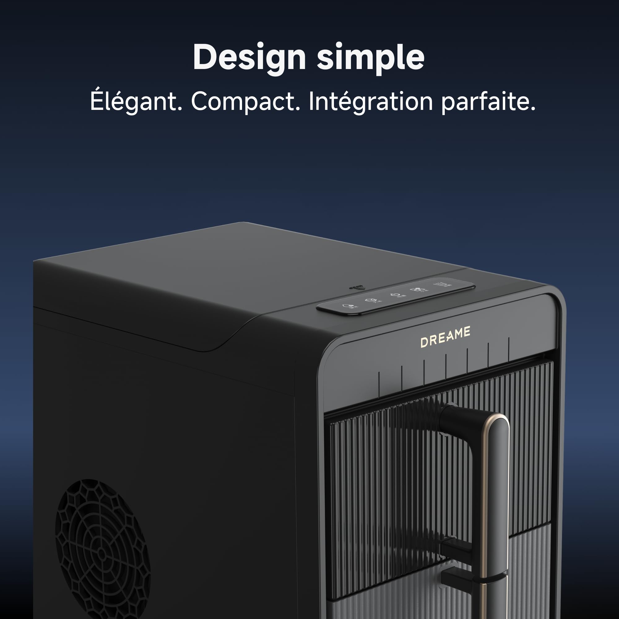 Image secondaire de Machine à Glaçons DREAME Aura Bullet - Glaçons en 6 Min, Commande Numérique