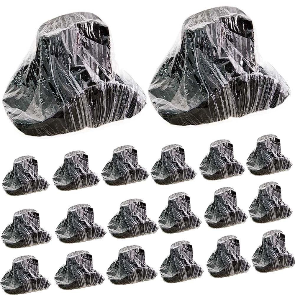 Lanxitown 20pcs Cowboy Hat Protector - Dust & Waterproof Cover, Transparent (Polyethylene)