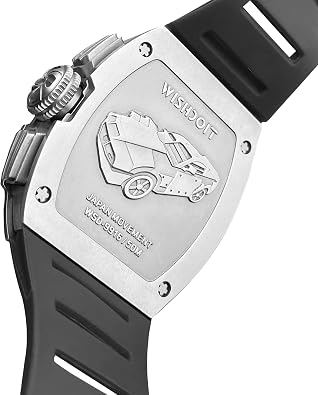 WISHDOIT GT Chronograph Watch Mens Tonneau Watch