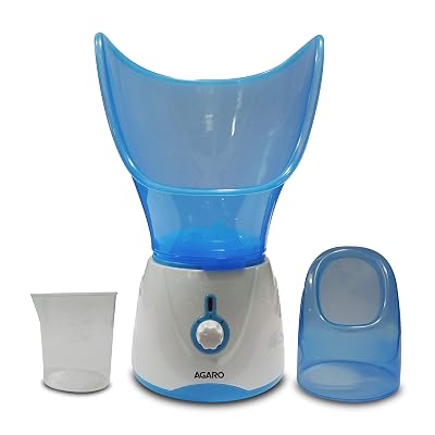 AGARO Aura Face Steamer, Vaporizer/Steam Inhaler with Facial mask and Nasal Mask, Rejuvenate Skin for Youthful Complexio