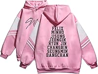 Vista 8 de JUNG KOOK SKZ Hoodie Felix Hyunjin Bangchan New Album Star Concert Sweater Support Sweatshirt Shirt Skz Merch for Women beige ( A Beige )