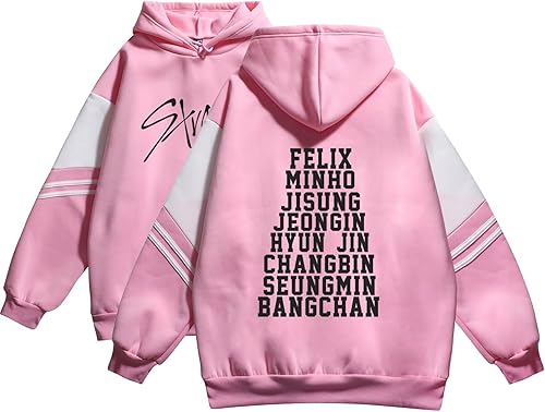 Miniatura 8 de JUNG KOOK SKZ Hoodie Felix Hyunjin Bangchan New Album Star Concert Sweater Support Sweatshirt Shirt Skz Merch for Women beige ( A Beige )