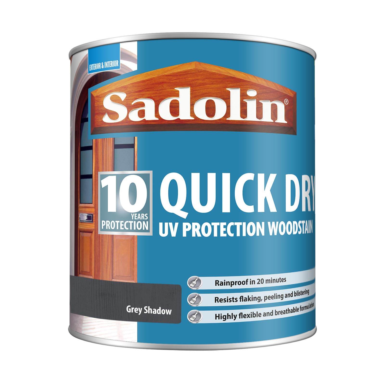 Sadolin 10 Year Quick Dry Woodstain Long-Lasting Exterior Protection Quick-Drying, Weather Resistant Wood Finish โ image 1