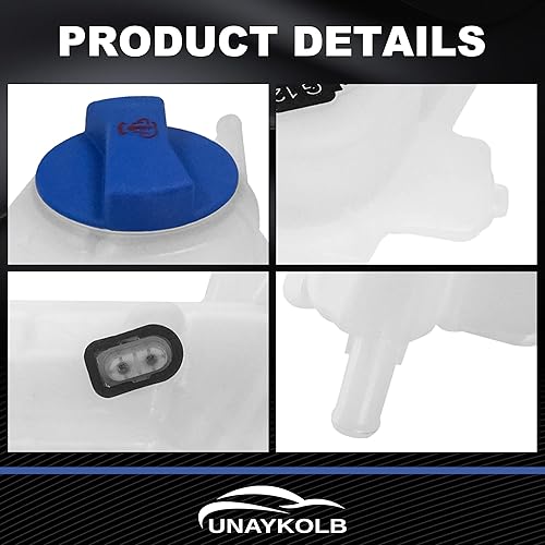 Miniatura 3 de Tanque de expansión de recuperación de refrigerante del motor con tapa para Audi A4 Avant 2004-2005 para Audi A4 2002-2005 Base para Audi A4 Cabrio