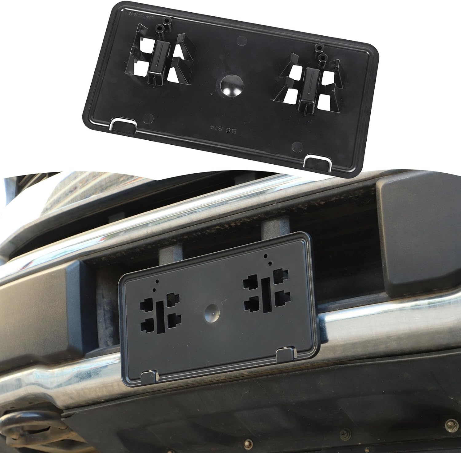 RT-TCZ License Plate Holder Front License Plate Frame Mount Bracket Accessories Compatible with Ford F150 2015-2020