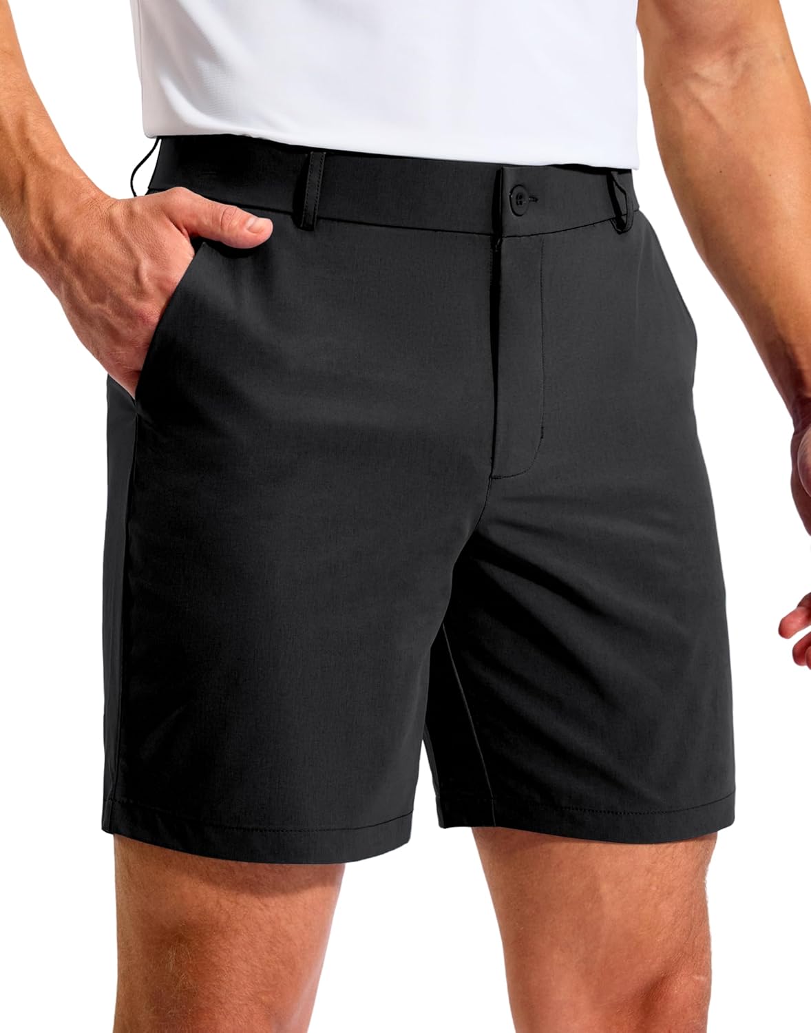 Obla Men's Shorts Golf Casual 5"/ 7"/ 9" Flat Front Dress Shorts for Men Classic Fit with 4 Pockets Lightweight Stretch