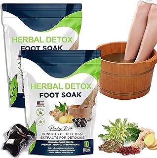 PRO Herbal Detox Foot Soak Beads, 2023 New Herbal Detox Cleansing Foot Soak Beads, Herbal Detox&Shaping Cleansing Foot Soak Beads, Foot Care, Improves Blood Circulation (2 Box)
