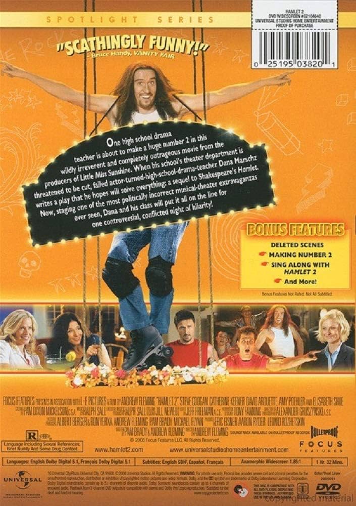(未使用･未開封品)Hamlet 2 [DVD] (2008) Steve Coogan; Elisabeth Shue; Catherine Keener Hamlet 2 Steve Coogan Catherine Keener David Arquette