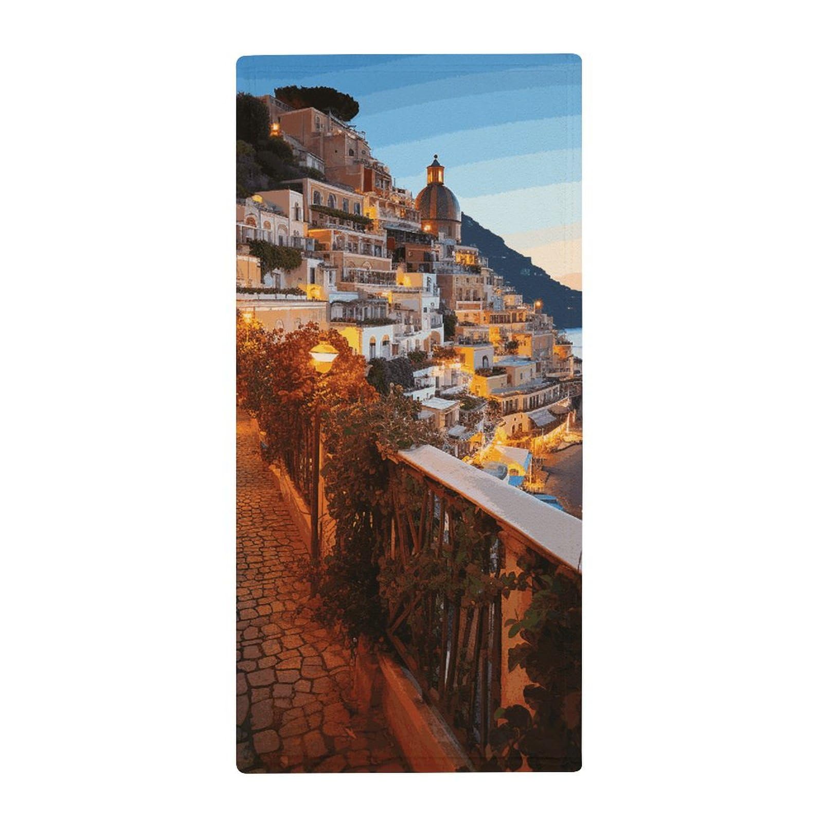 Serviette de bain Positano en microfibre absorbante pour le sport