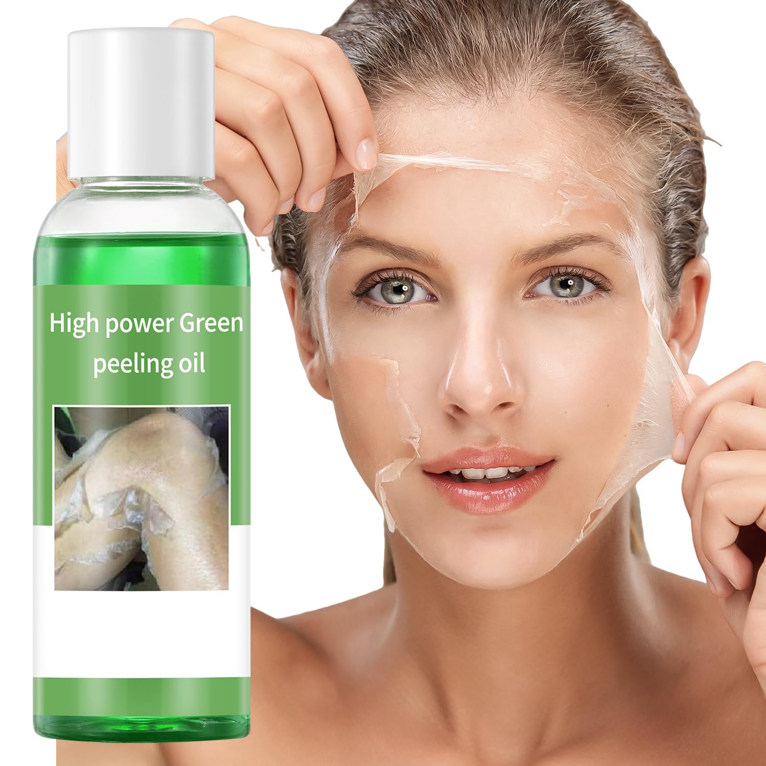 Exfoliating Green Peeling Oil for Extra Strength Exfoliation