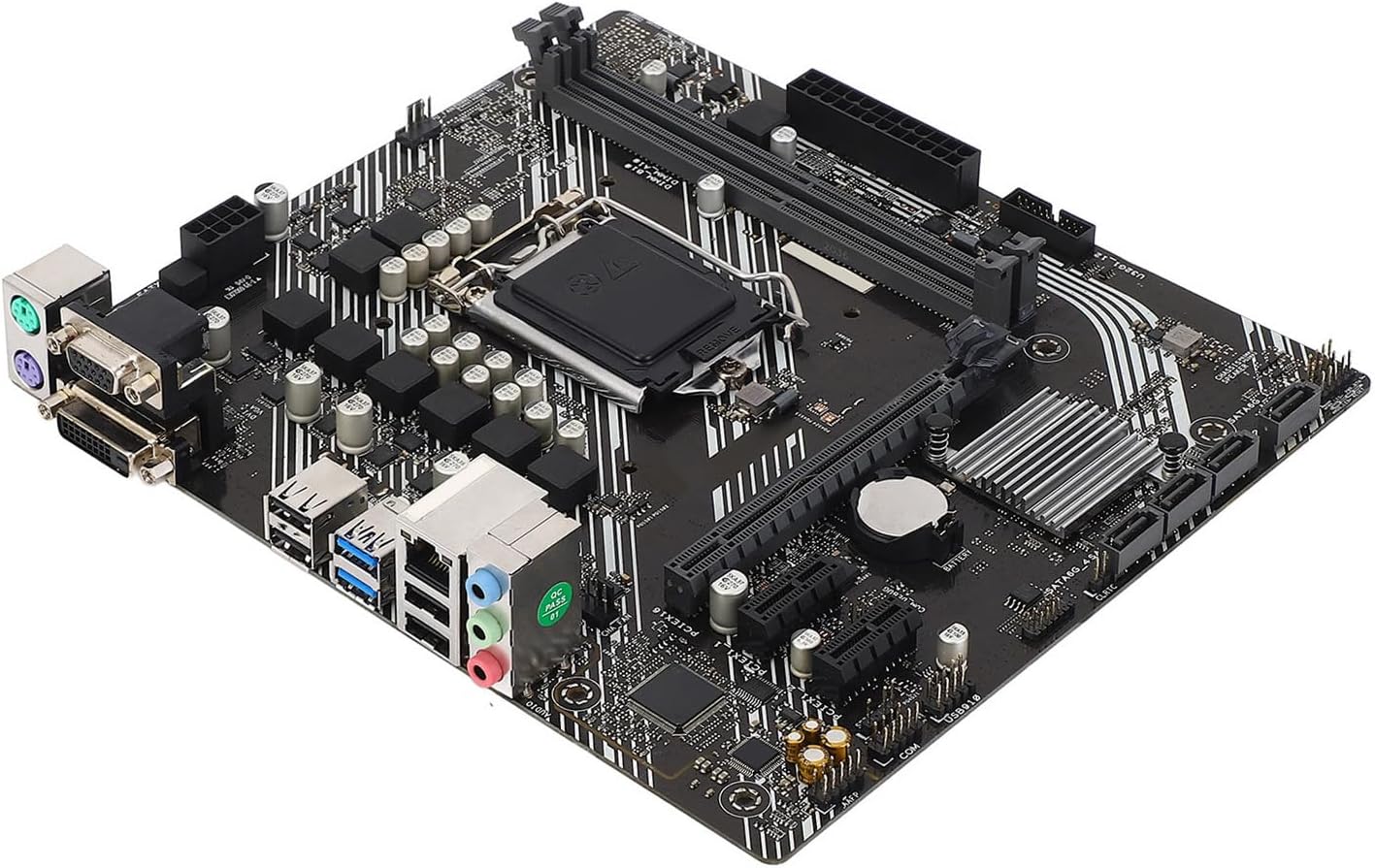 Motherboard Prime H410M K Desktop PC, Supports LGA 1200, 2 DDR4 Slots,PCI E 3.0 M ATX,Designed for 10th Gen Core, Gigabit Ethernet, 64GB,4 III