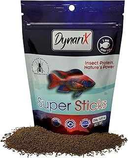Northfin DynariX Super Sticks Fish Food – 1mm Sinking Sticks – Black Soldier Fly Larvae & Krill – High-Protein, Sustainable Formula