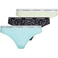 Calvin Klein Donna Slip Brasiliana Confezione da 3 Low-Rise Intimo