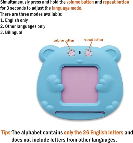 Miniatura 7 de MAYAPHILOS Tarjetas didácticas del alfabeto de 510 palabras para niños de 3 a 8 años, juguete interactivo de aprendizaje educativo para niños y