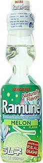 Sangaria Ramune Melon, 6.76 Fluid Ounce (Pack of 6)