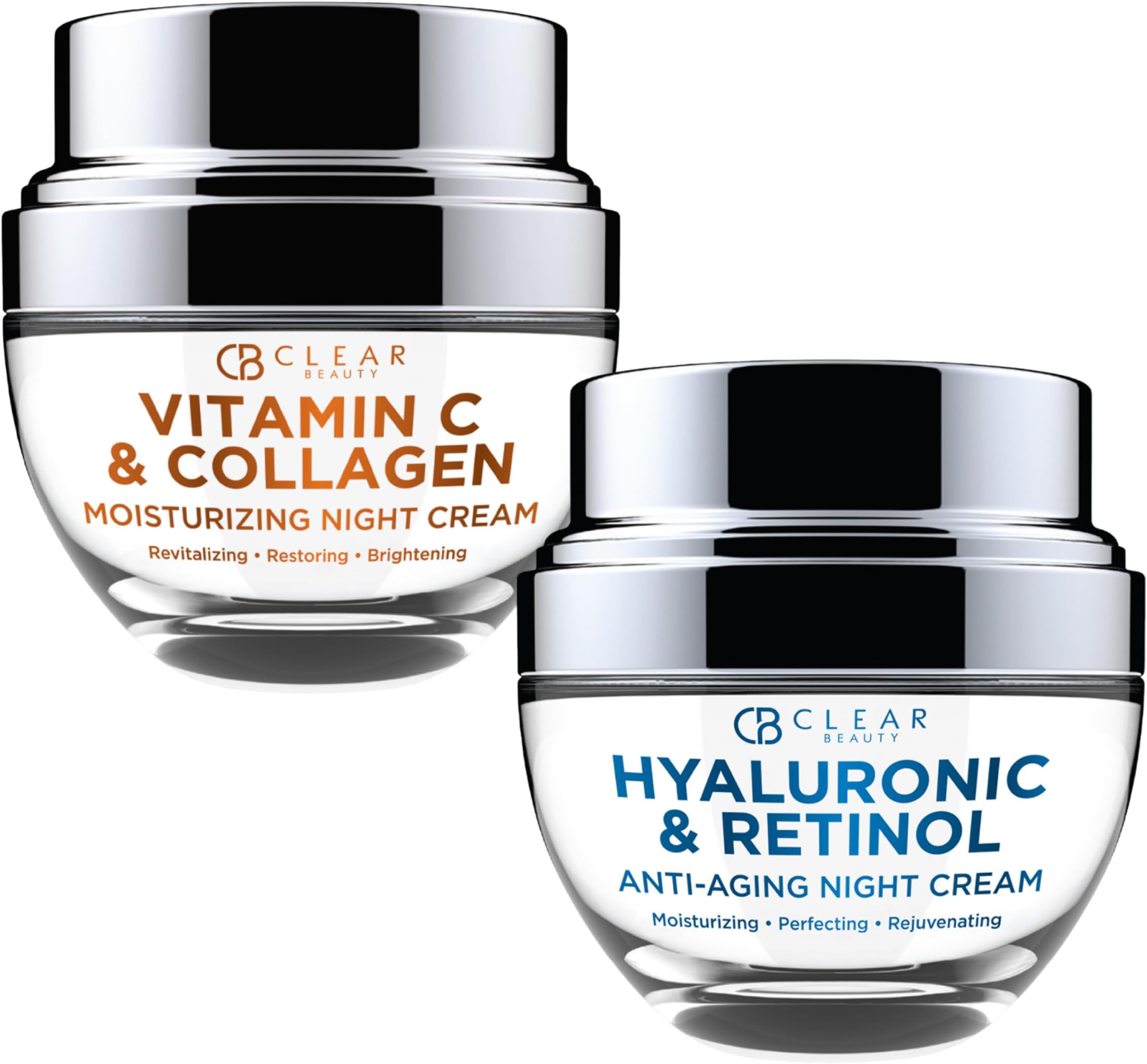 - Face Moisturizer Cream Value Set – Dermatologist Tested, Anti Aging, Korean Skin Care – Firms, Deep Hydration, Smooth & Rejuvenates Skin – Vegan, Clean Beauty, Cruelty Free – Pack of 2