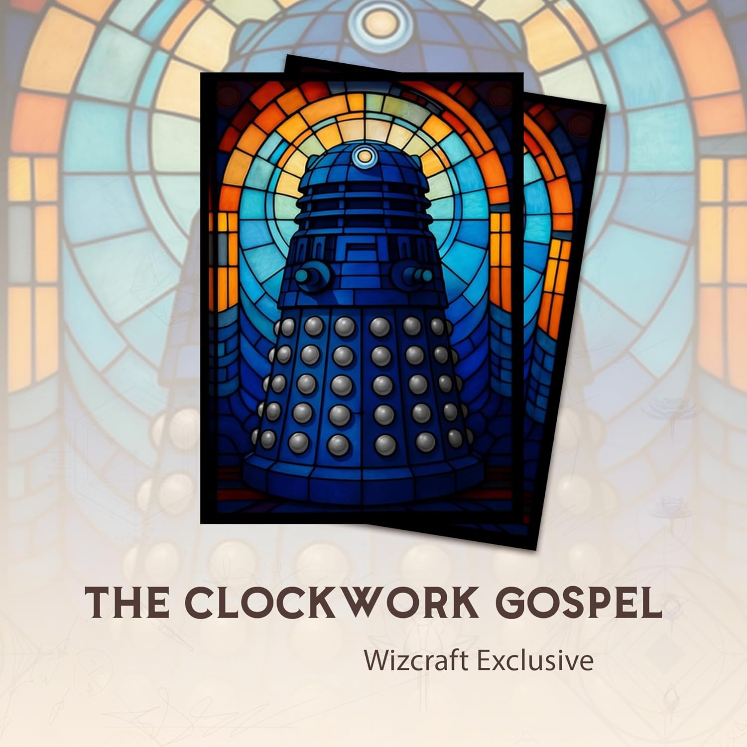 The Clockwork Gospel MTG Card Sleeves (Smooth) - 104 Count Standard Size TCG Sleeves - Compatible with Magic The Gathering - Double Sleeving - Original Art Design, Premium Protection
