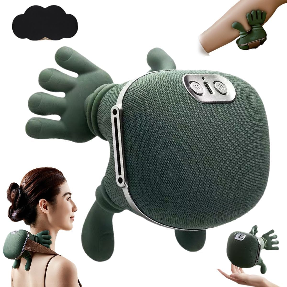 Neck Shoulder Head Massager Manual Trigger Point Massage Tool For Deep Tissue Pain Relief | Handheld Muscle Relaxation Massager For Neck, Back, Shoulder, Arms & Legs-image-44