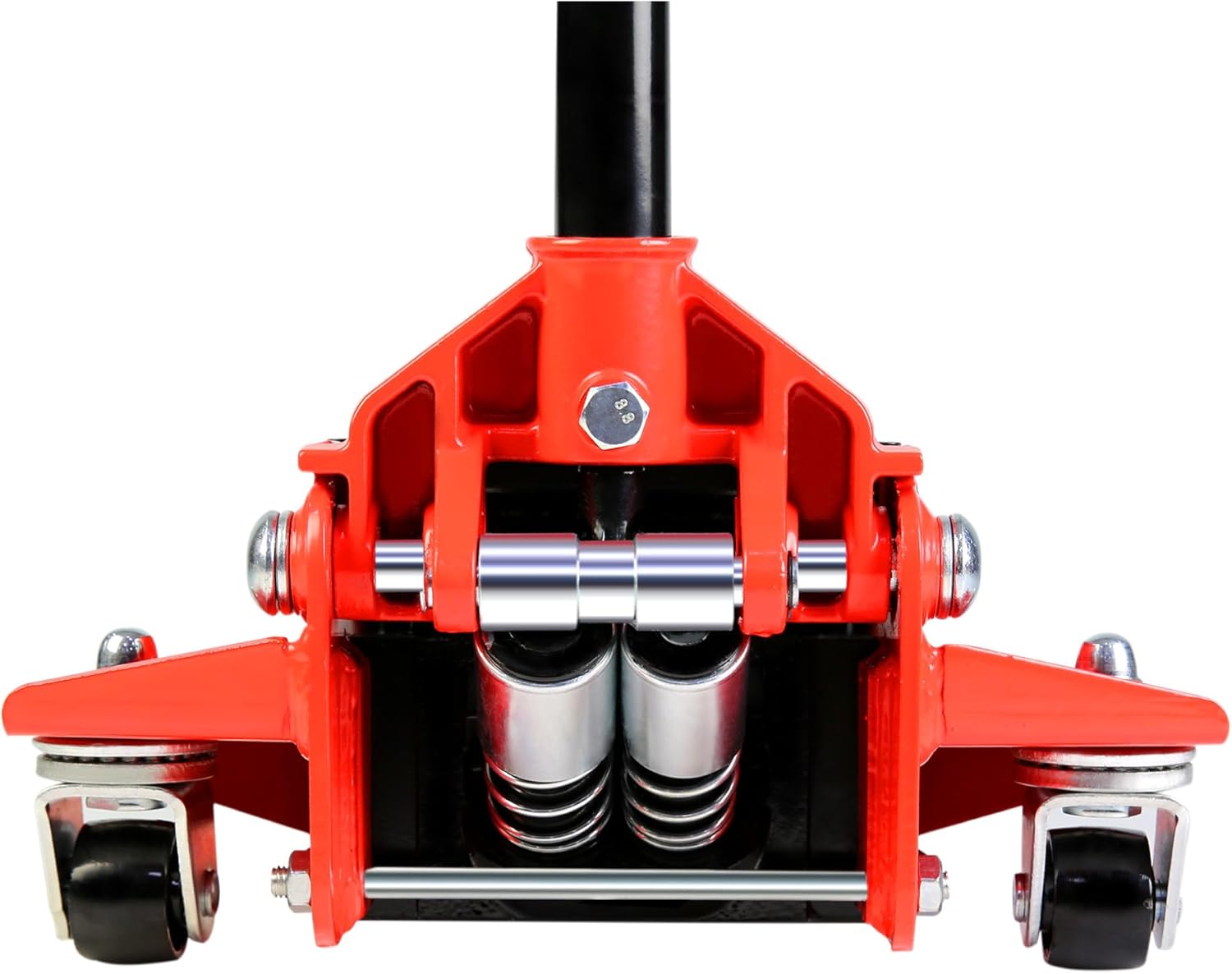 Hydraulic Trolley Service Floor Jack, 3 Ton(6000lbs) Low Profile Floor Jacks, Heavy-Duty Steel Racing Floor Jack with Dual Piston Quick Lift Pump, Lifting Range 3.3"-19.7"
