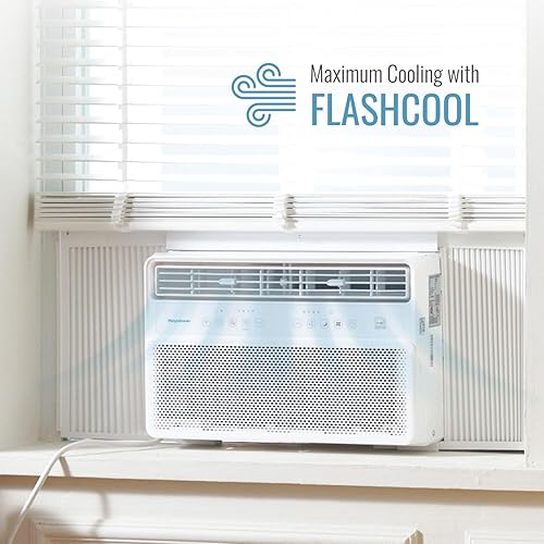 Miniatura 6 de Keystone - Aire acondicionado inversor de 8,000 BTU montado en ventana con operación silenciosa y de alta eficiencia y control remoto, unidad