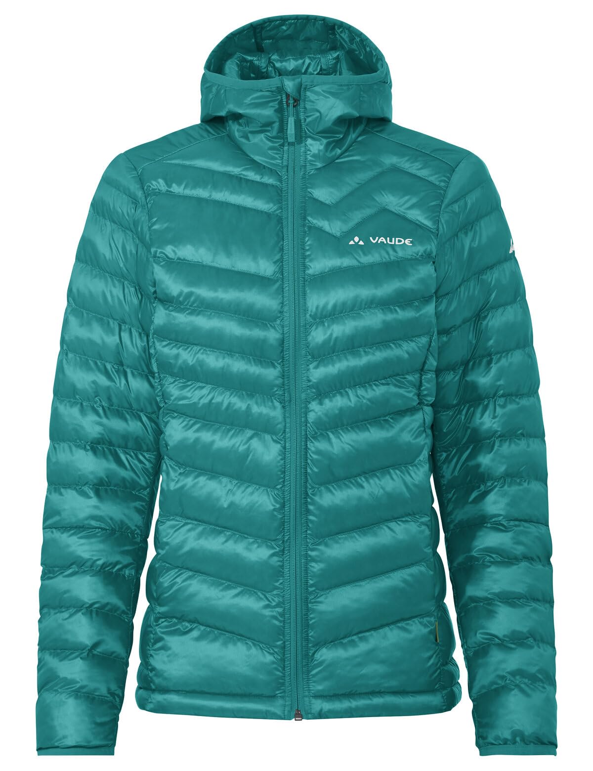 VAUDE Women's Batura Hooded Insulation Jacket, bardzo lekka damska kurtka izolacyjna z kapturem do sportów górskich, bardzo ciepła