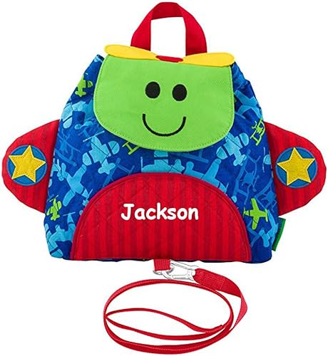 Miniatura 4 de Mochila personalizada de Airplane Little Buddy con correa de arnés de seguridad con nombre personalizado, Bolsa personalizada Air Plane Little Buddy