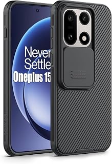 PRITO Nilkin® Classic Series for OnePlus 15 (1+15) Case with Camera Cover, [Camera Lens Protector] [Scratch-Resistant] [36... Price In India